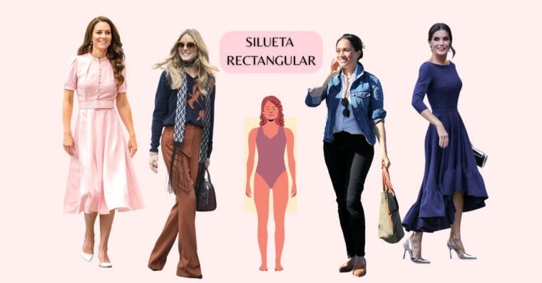 Cómo vestir silueta rectangular