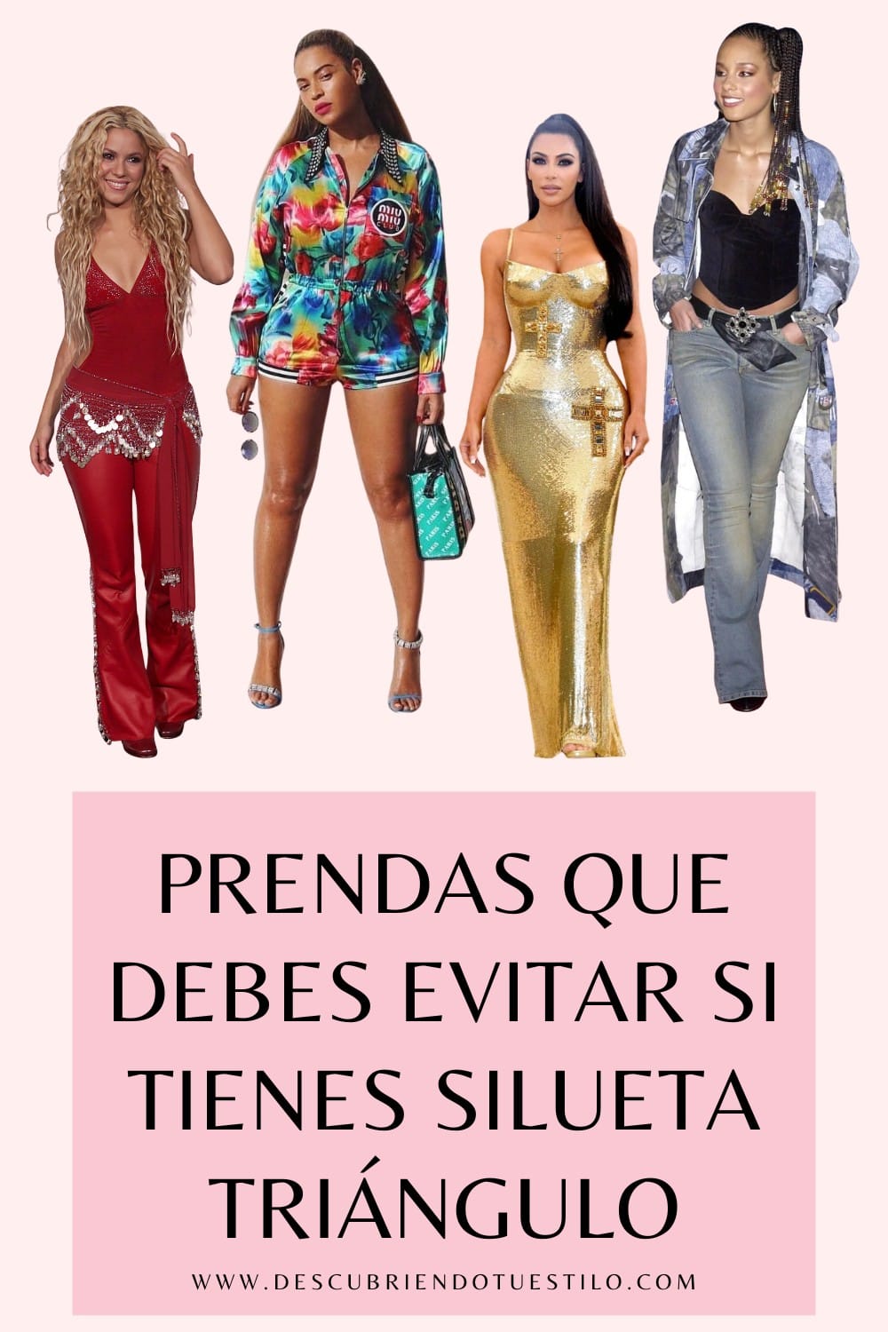 Prendas evitar silueta tri&aacute;ngulo 