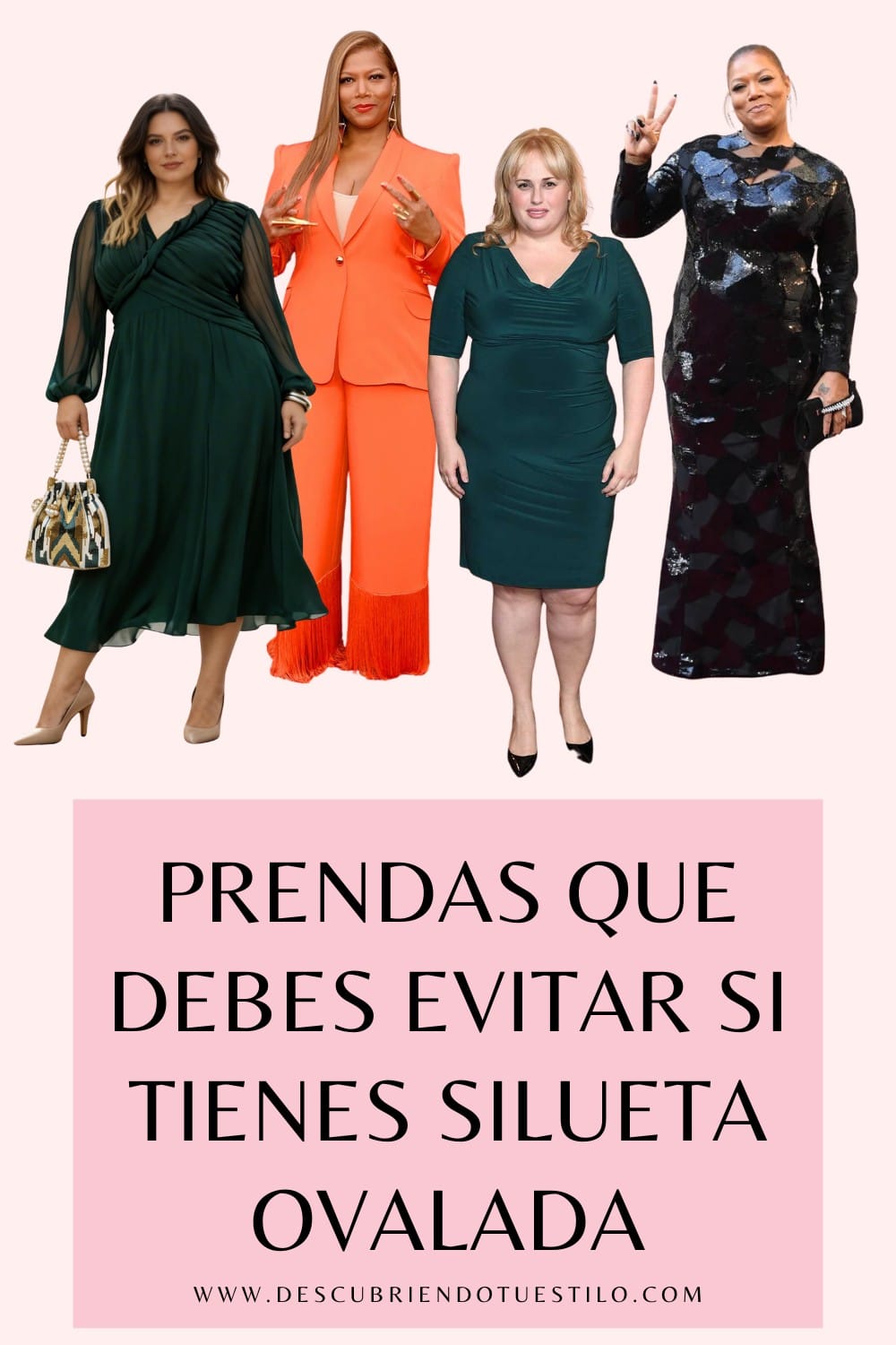 Prendas que debes evitar silueta ovalada o cuerpo manzana