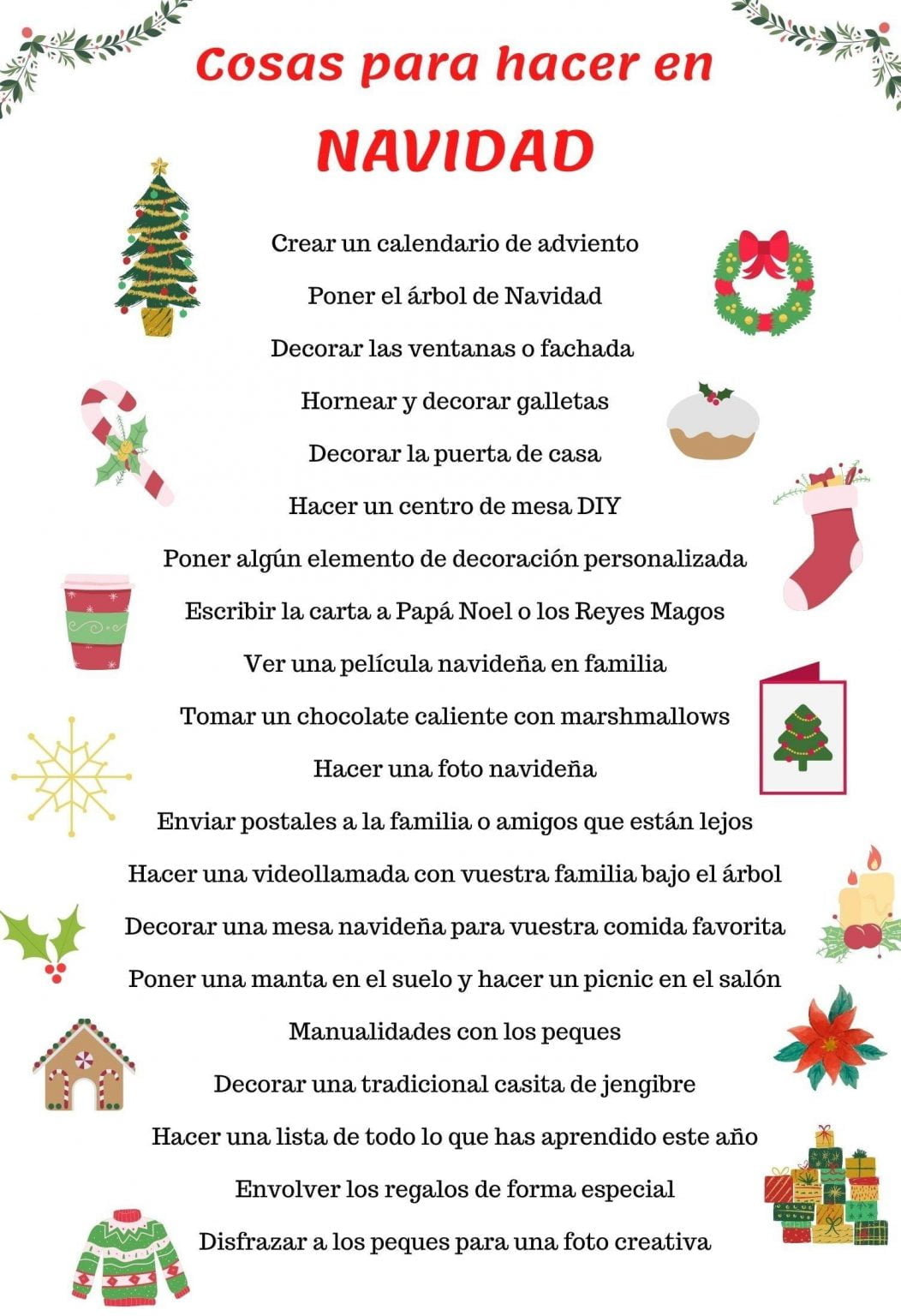 20 actividades de Navidad divertidas para hacer en casa