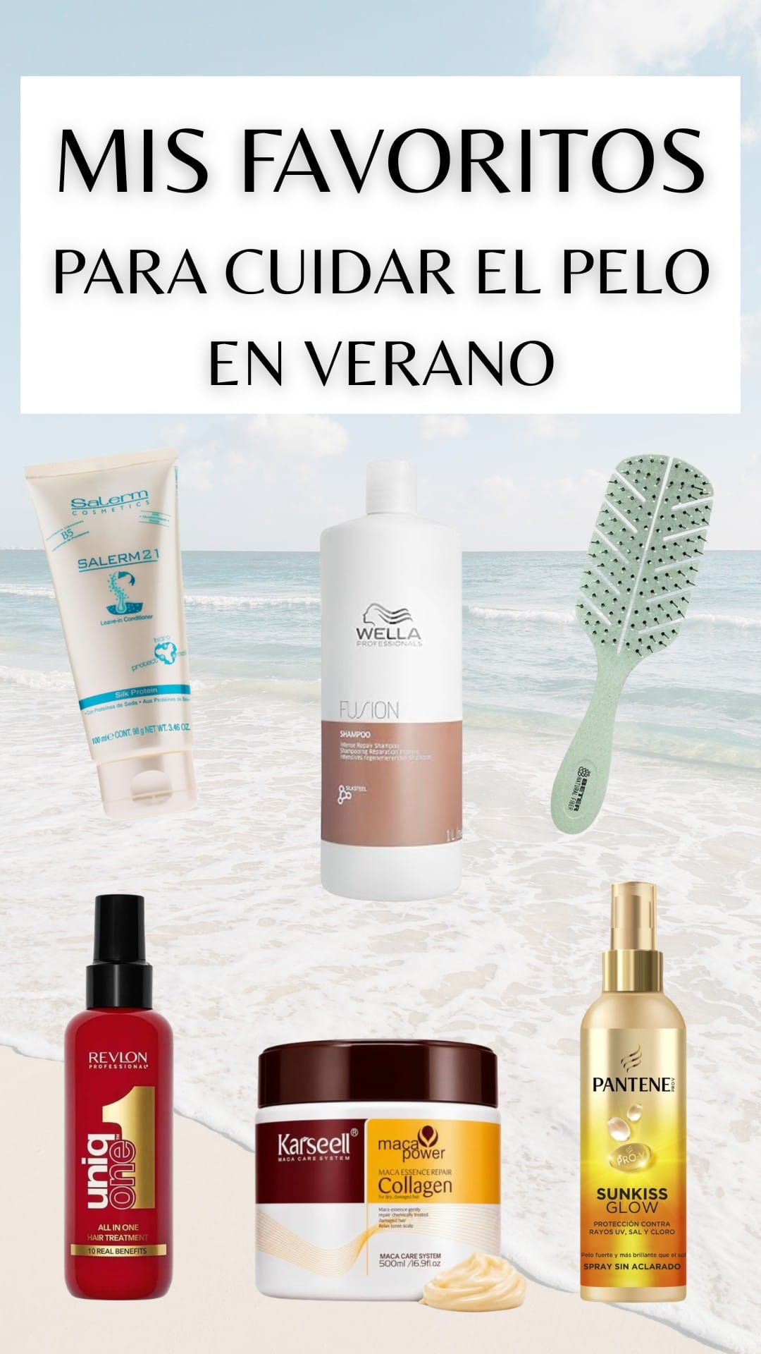 Mis productos favoritos de Amazon para cuidar tu pelo en verano