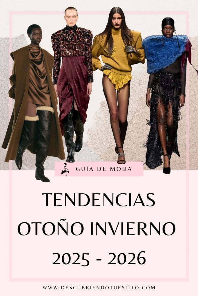 Tendencias OTOÑO INVIERNO 2025 2026 que triunfarán