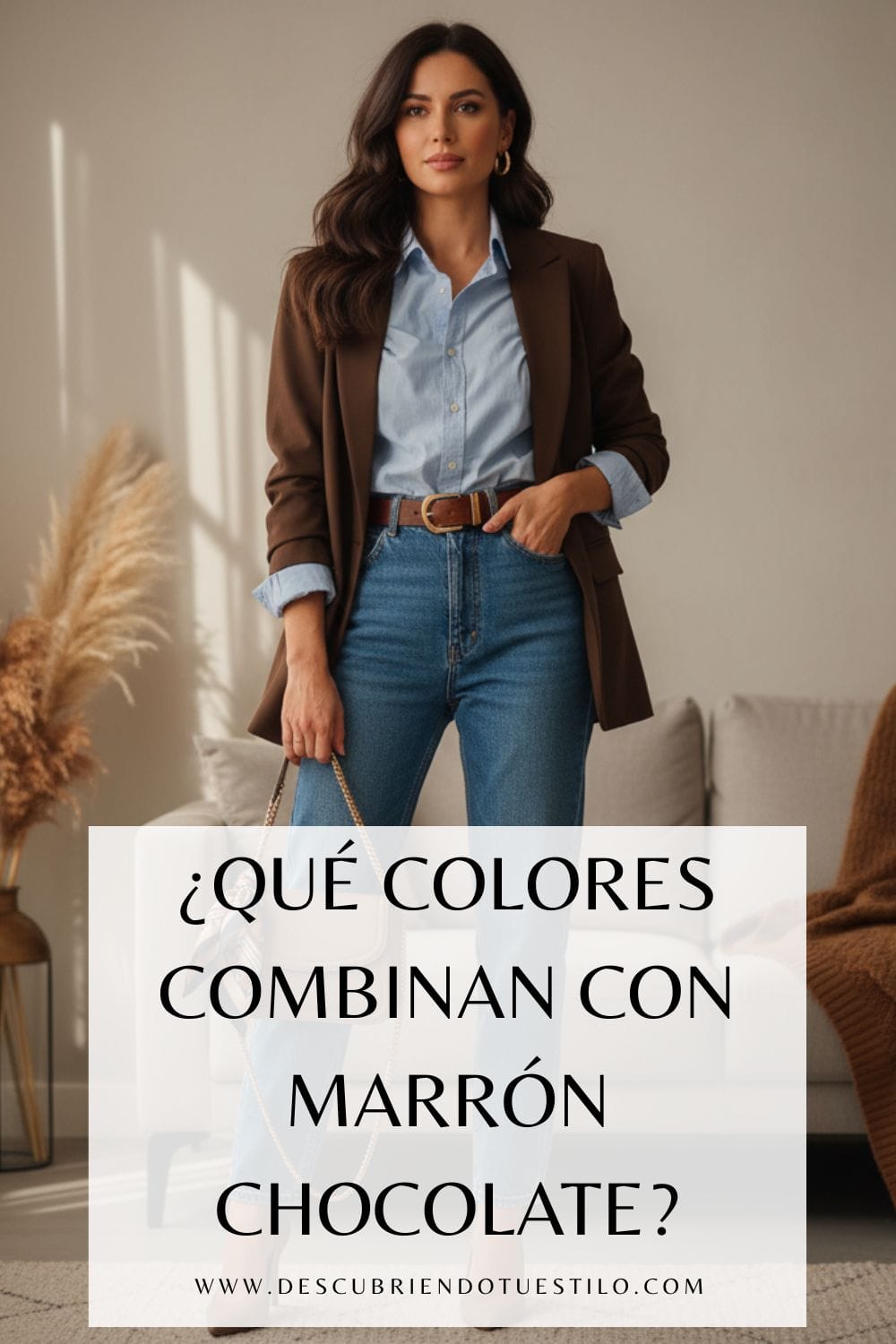 con qué colores puedes combinar el marrón chocolate