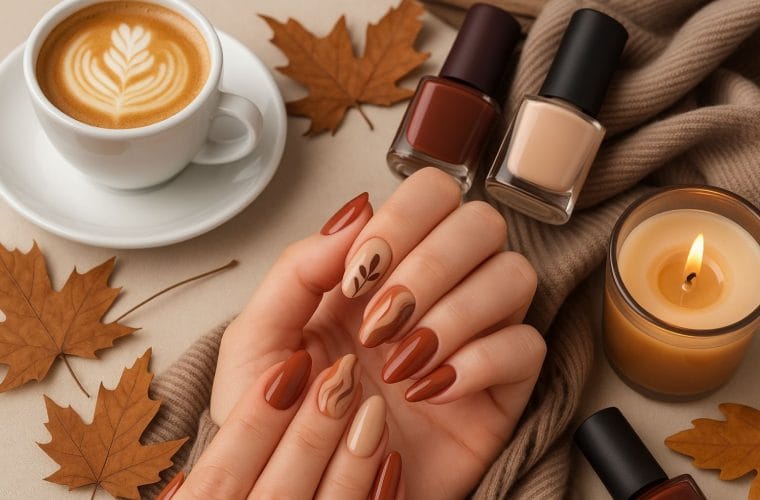 Ideas de uñas y manicuras para Acción de Gracias