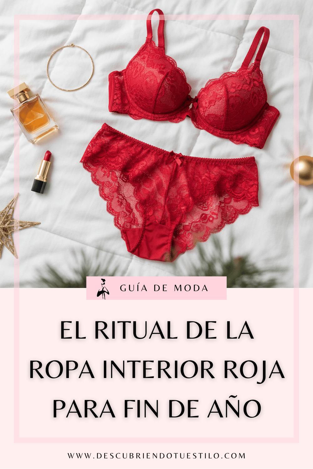 Ritual bragas o lencería roja para fin de año para atraer suerte