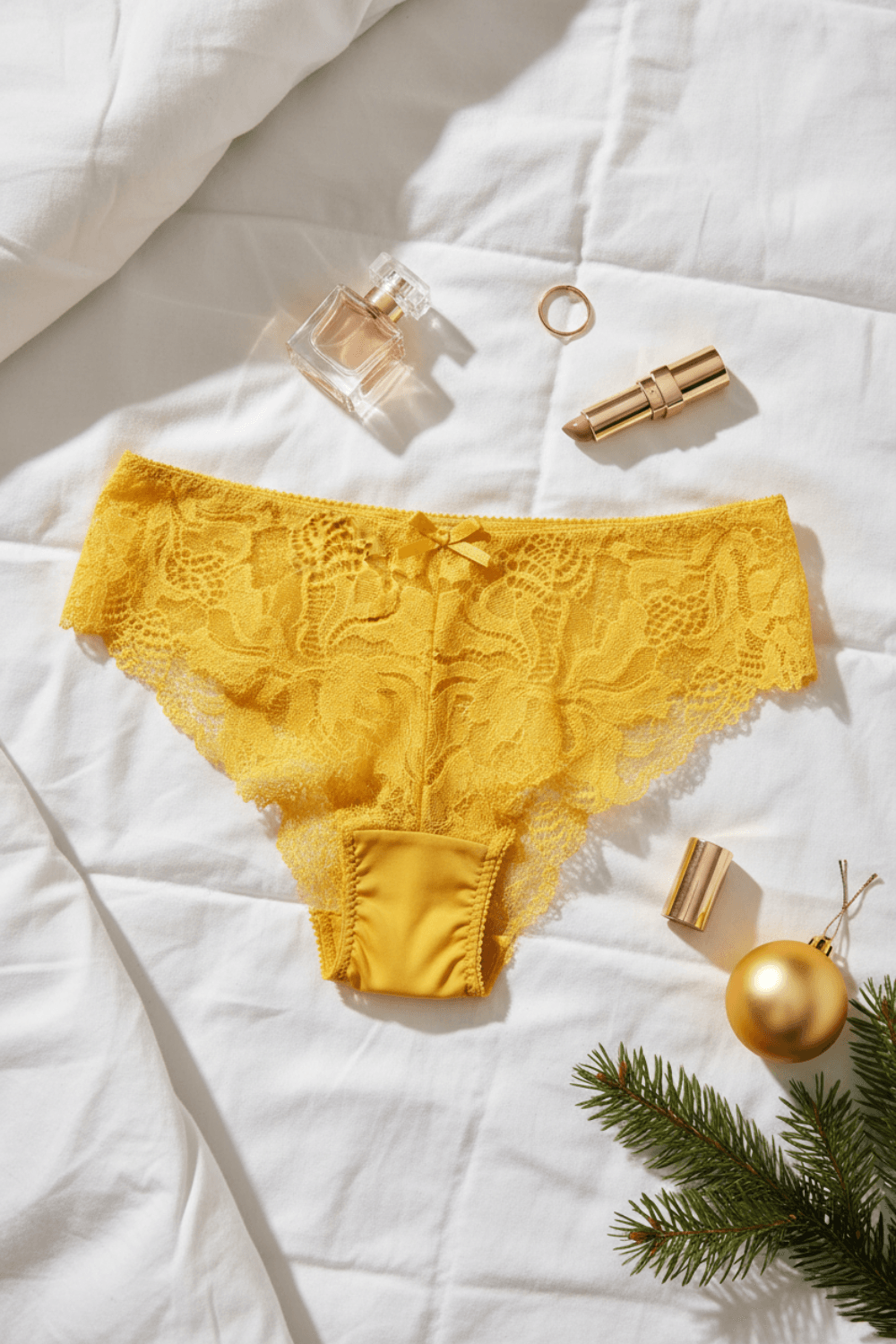 Ropa interior amarilla para atraer suerte en fin de año