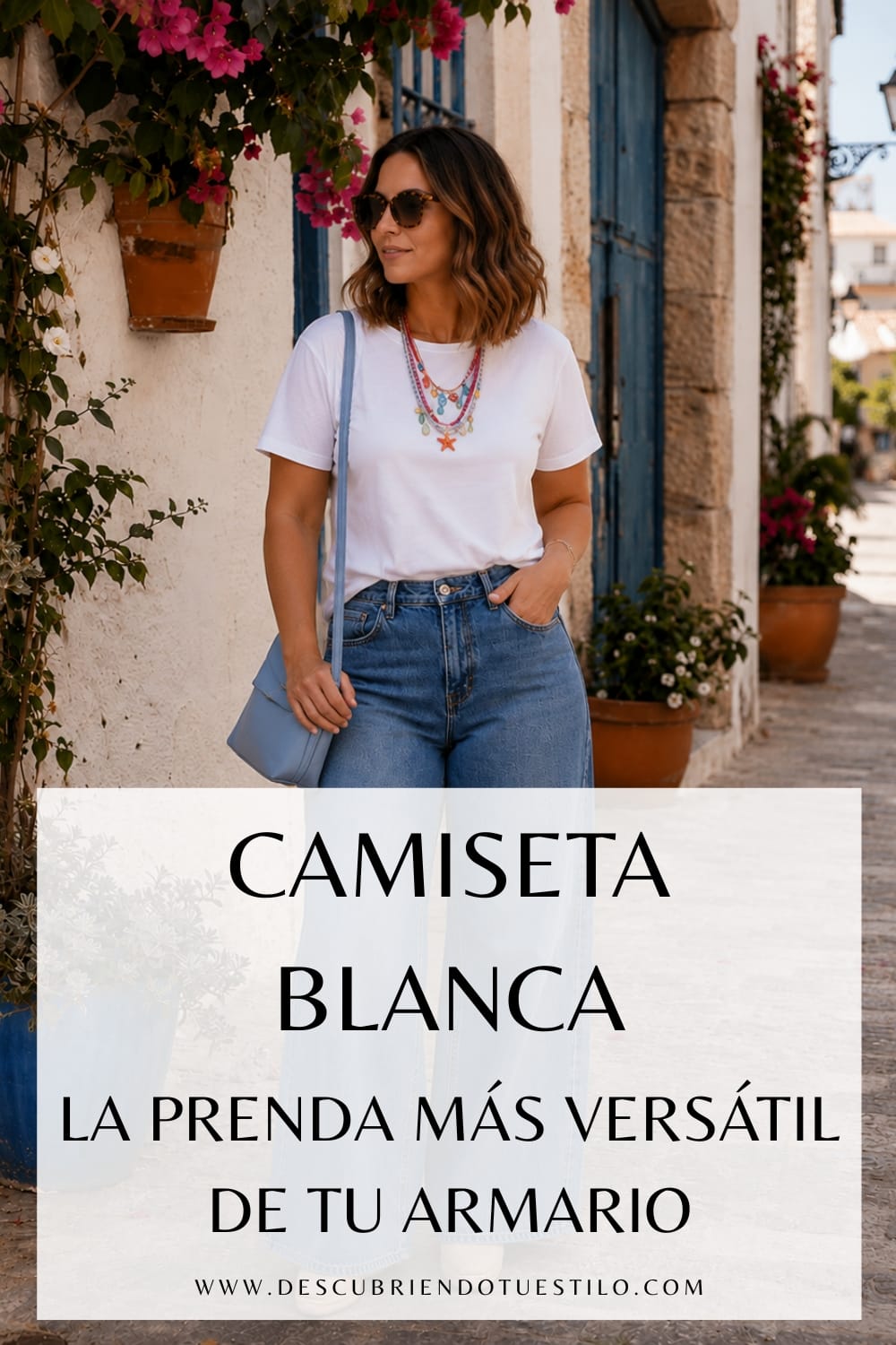 Camiseta blanca prenda atemporal y versatil