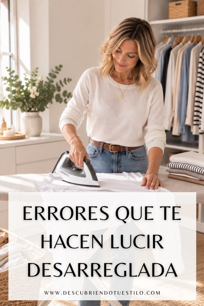Errores que te hacen lucir desarreglada